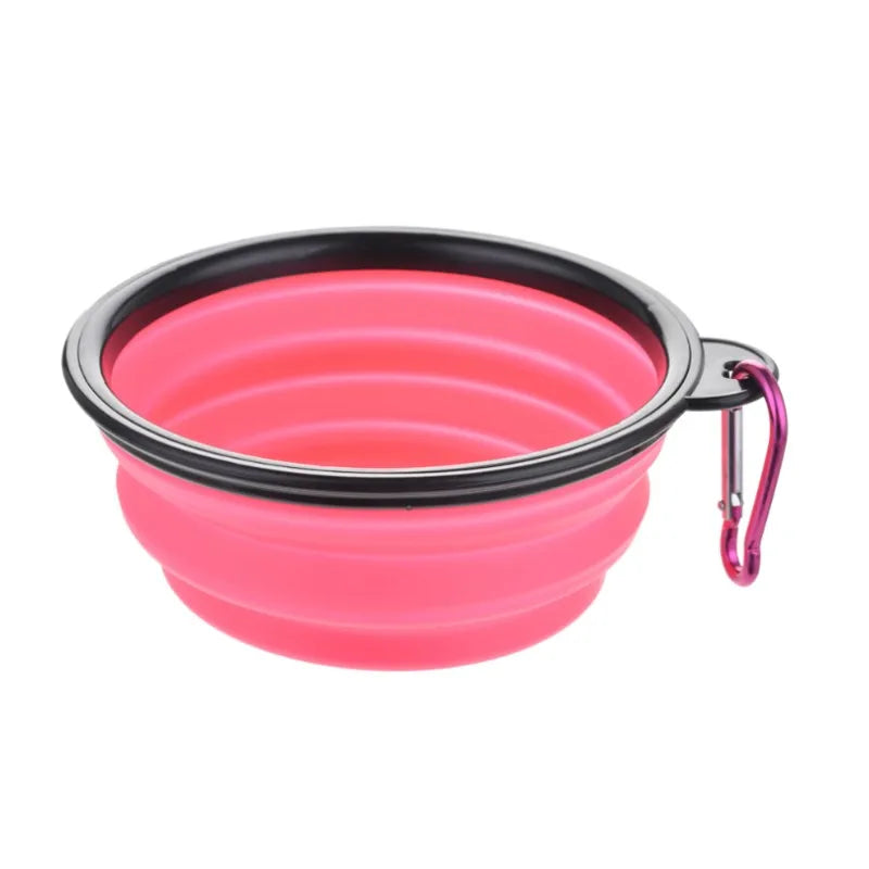 Gamelle pliable en silicone pour chien et chat