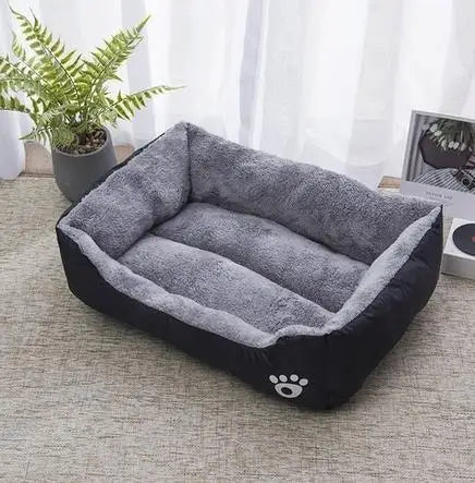 Panier carré chaud pour grand chien et chat