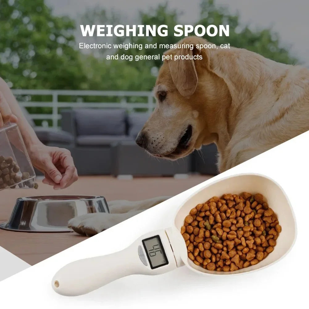 Balance électronique doseuse pour croquettes chien et chat