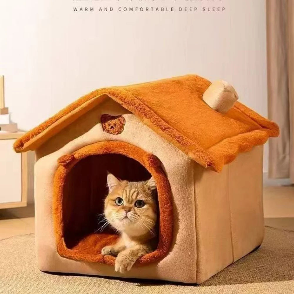Maisonnette lit 4 saisons pour petit chien et chat