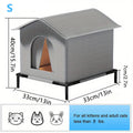 Abri extérieur pliable pour chat errant