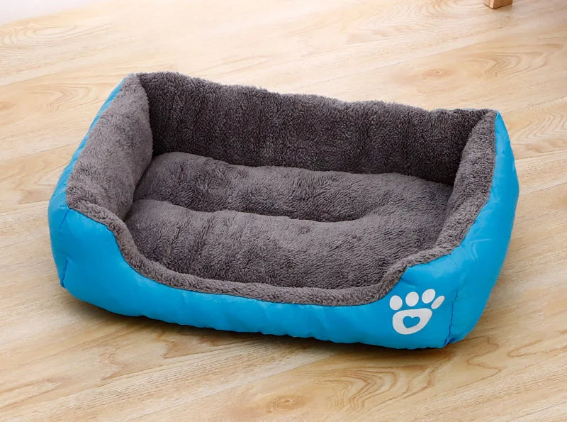 Panier carré chaud pour grand chien et chat