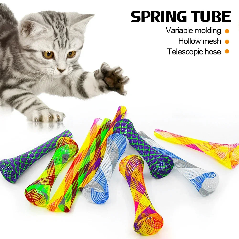 Jouets Colorés Pour Chat, Jouets Interactifs Pour Chat, Jouets Pour Griffer Et Mordre, Pour Chats D'Intérieur, Pour S'Amuser Et Soulager L'Ennui