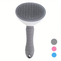 Peigne D'Épilation Pour Animaux De Compagnie En Un Clic Pour Un Toilettage Sans Effort Des Chiens Et Des Chats-Brosse D'Épilation Flottante Avec Fonction Automatique