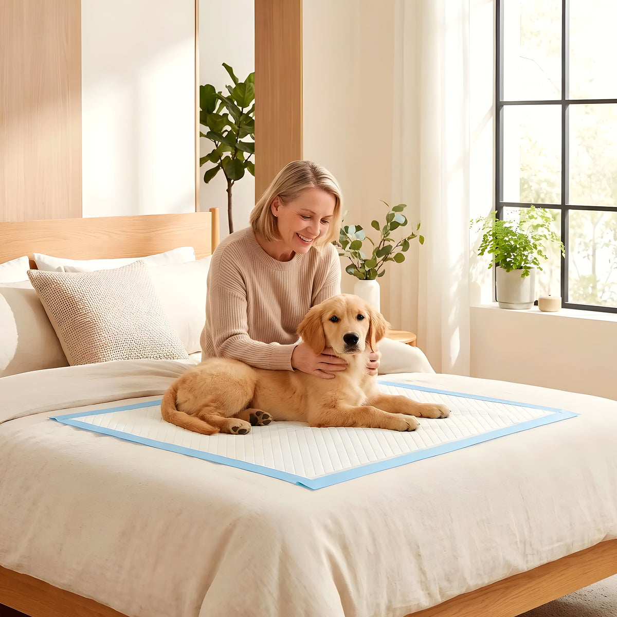 Alèses jetables ultra-absorbantes pour chien