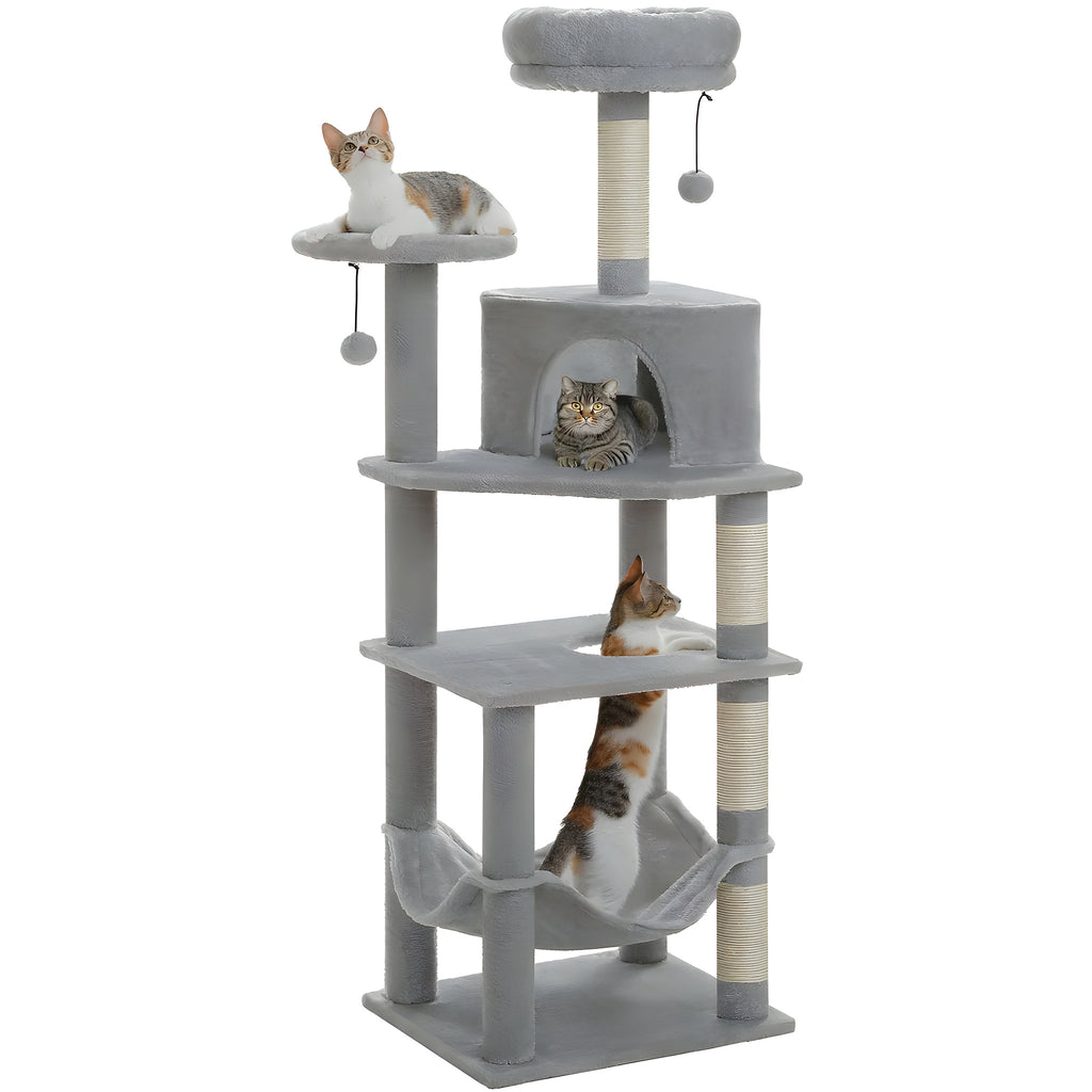 Arbre à chat 140 cm 5 niveaux