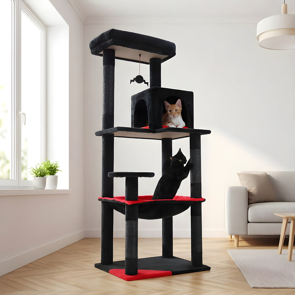 Arbre à chat 143 cm hamac XXL