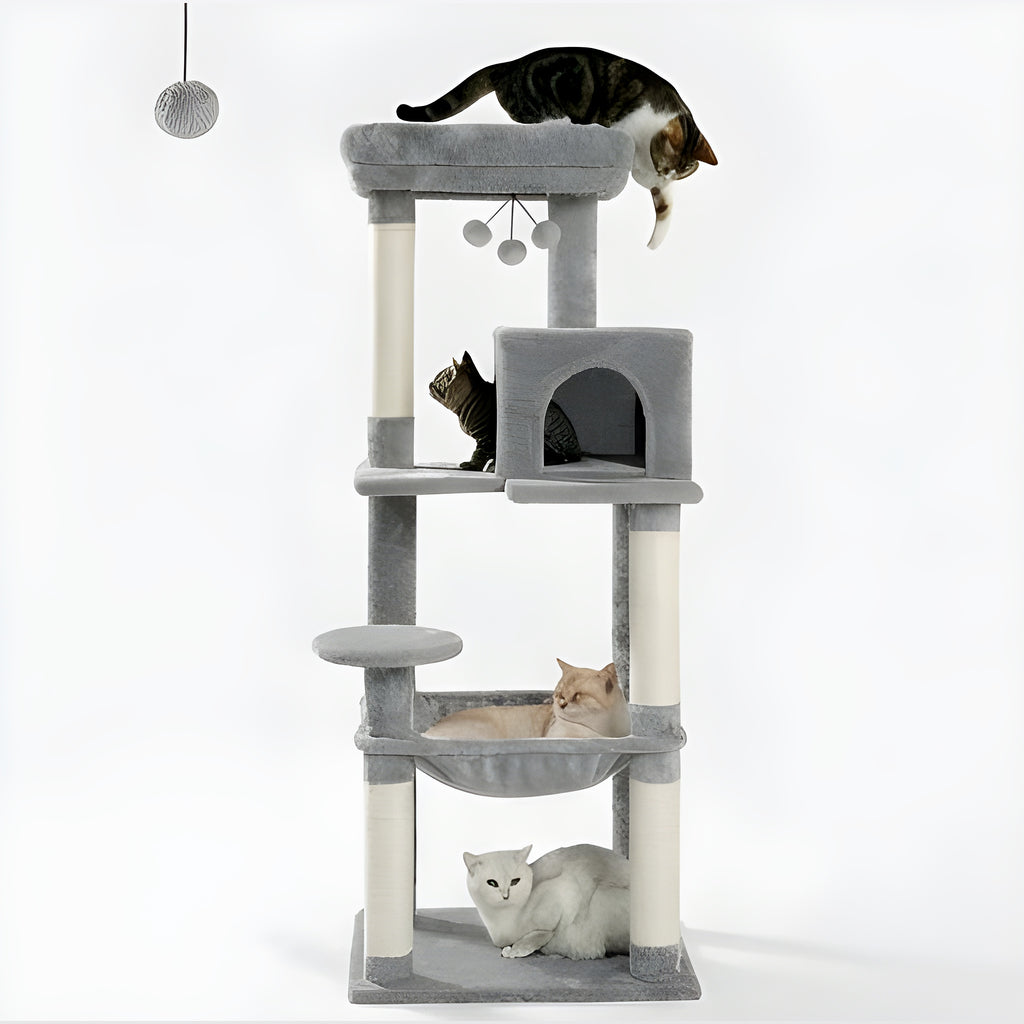 Arbre à chat 143 cm hamac XXL