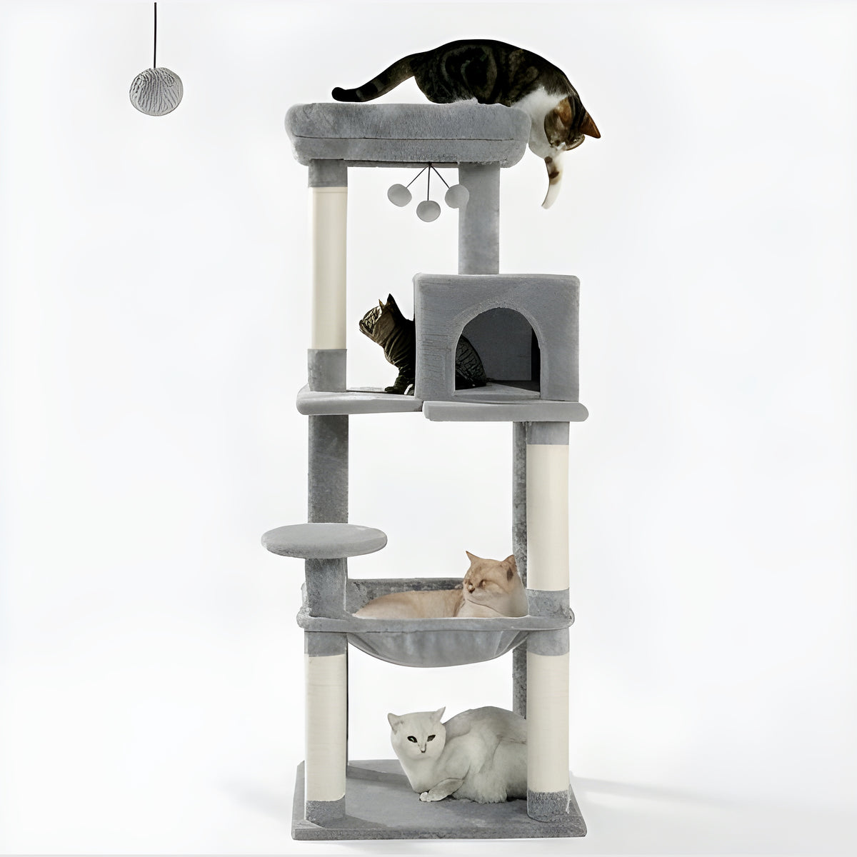 Arbre à chat 143 cm hamac XXL