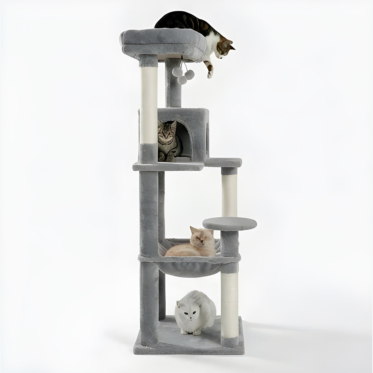 Arbre à chat 143 cm hamac XXL