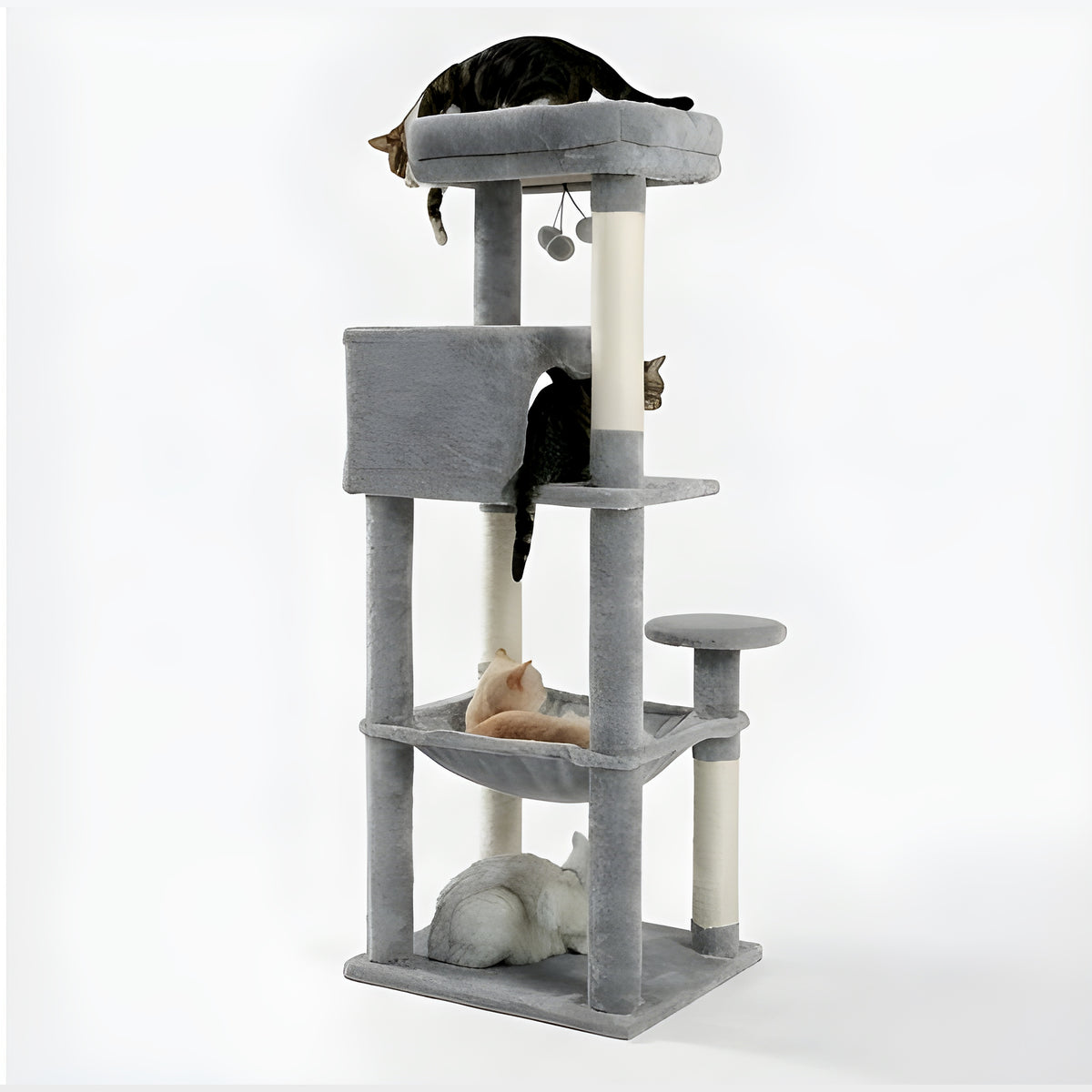 Arbre à chat 143 cm hamac XXL