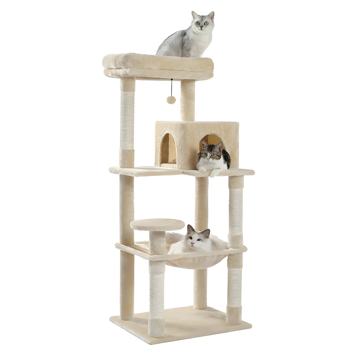 Arbre à chat 143 cm hamac XXL