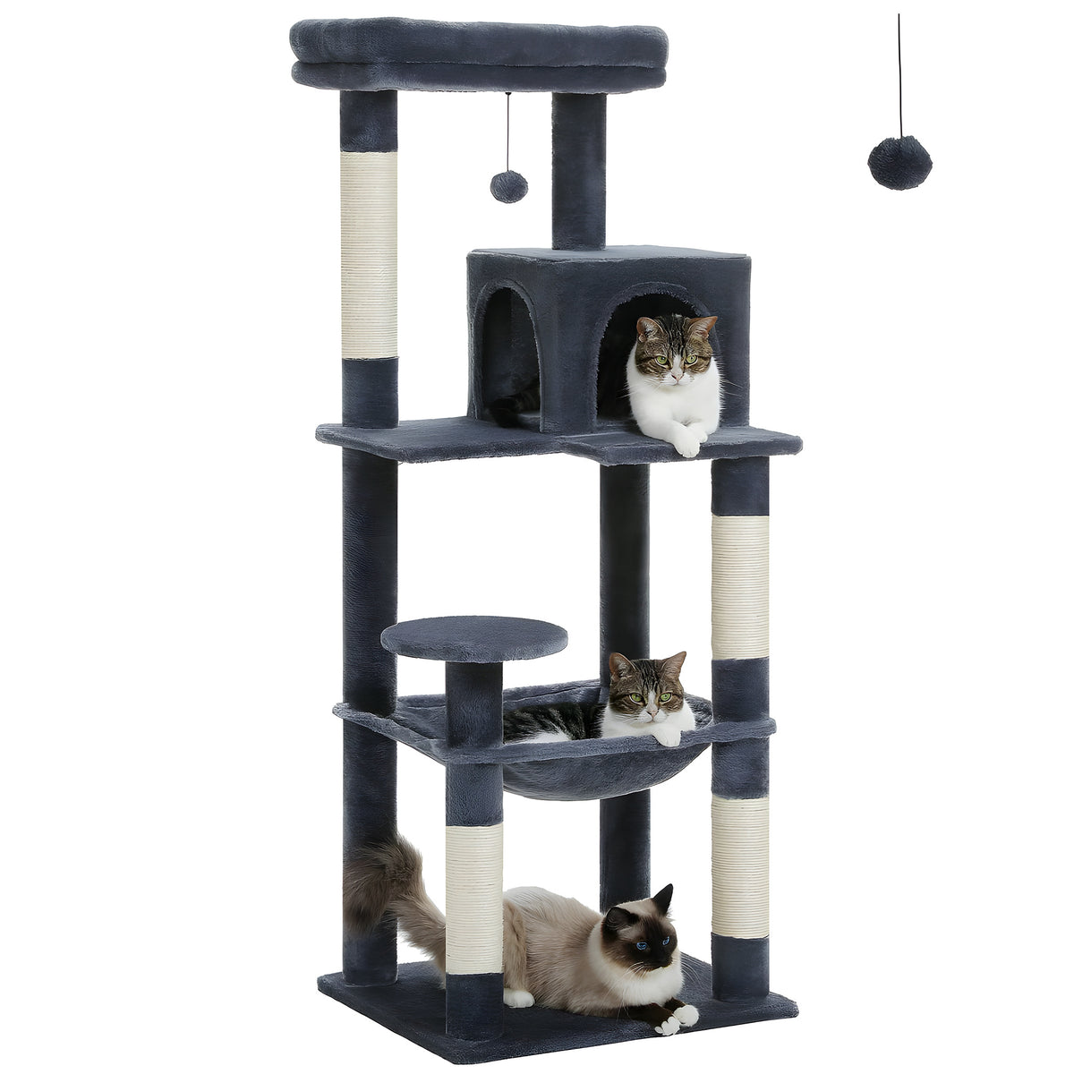 Arbre à chat 143 cm hamac XXL