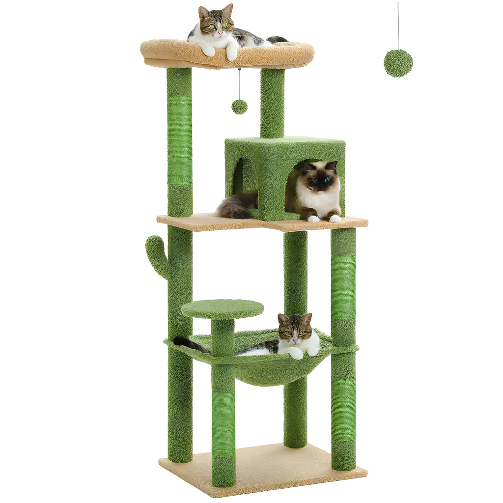 Arbre à chat 143 cm hamac XXL