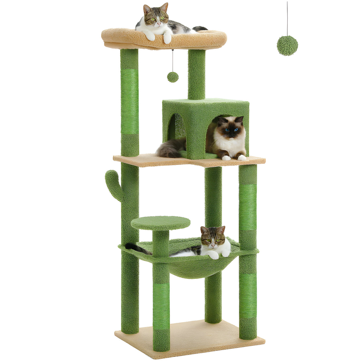 Arbre à chat 143 cm hamac XXL