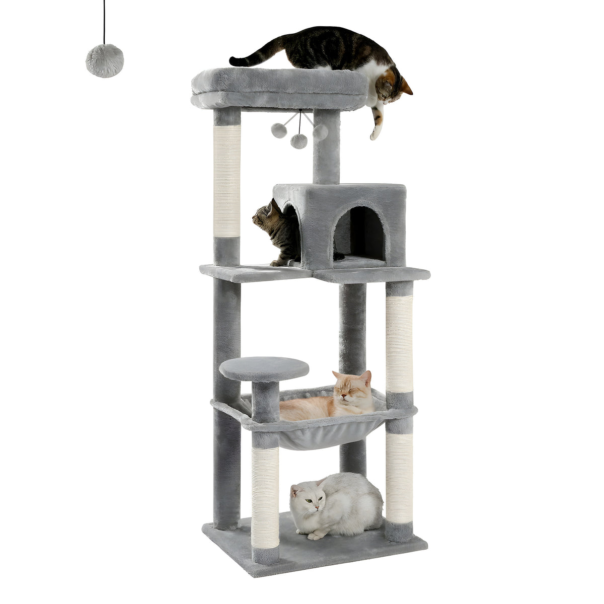 Arbre à chat 143 cm hamac XXL