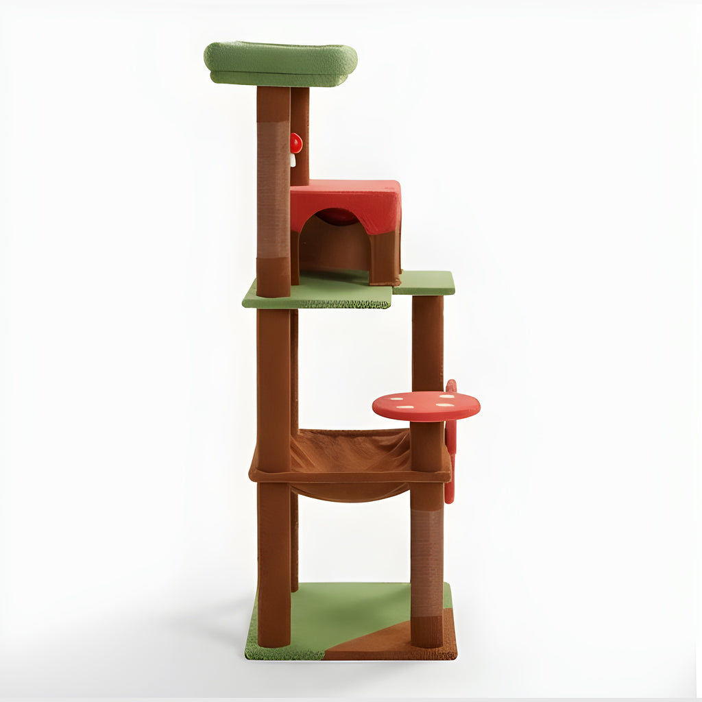 Arbre à chat champignon 143 cm