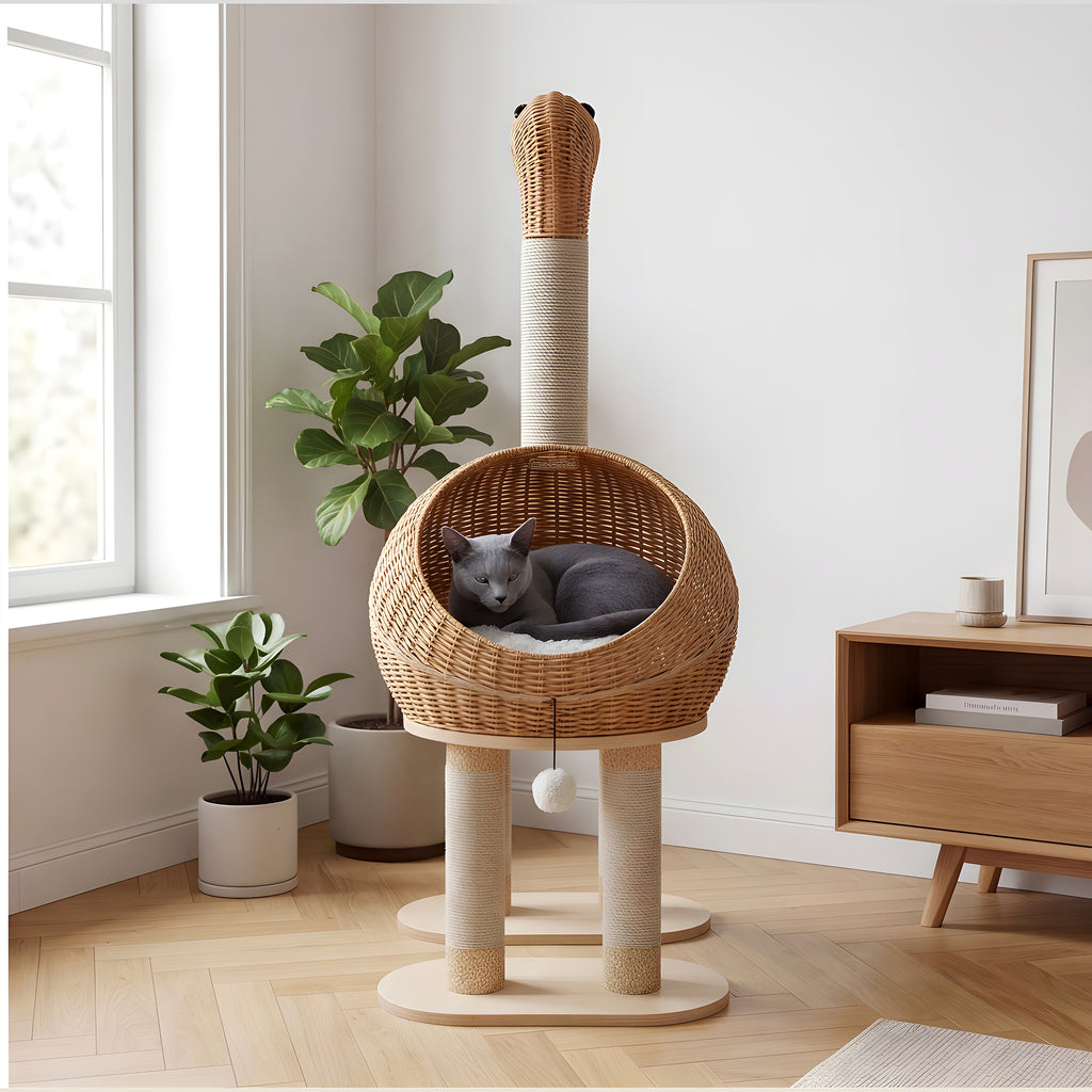 Arbre à chat dinosaure 116 cm