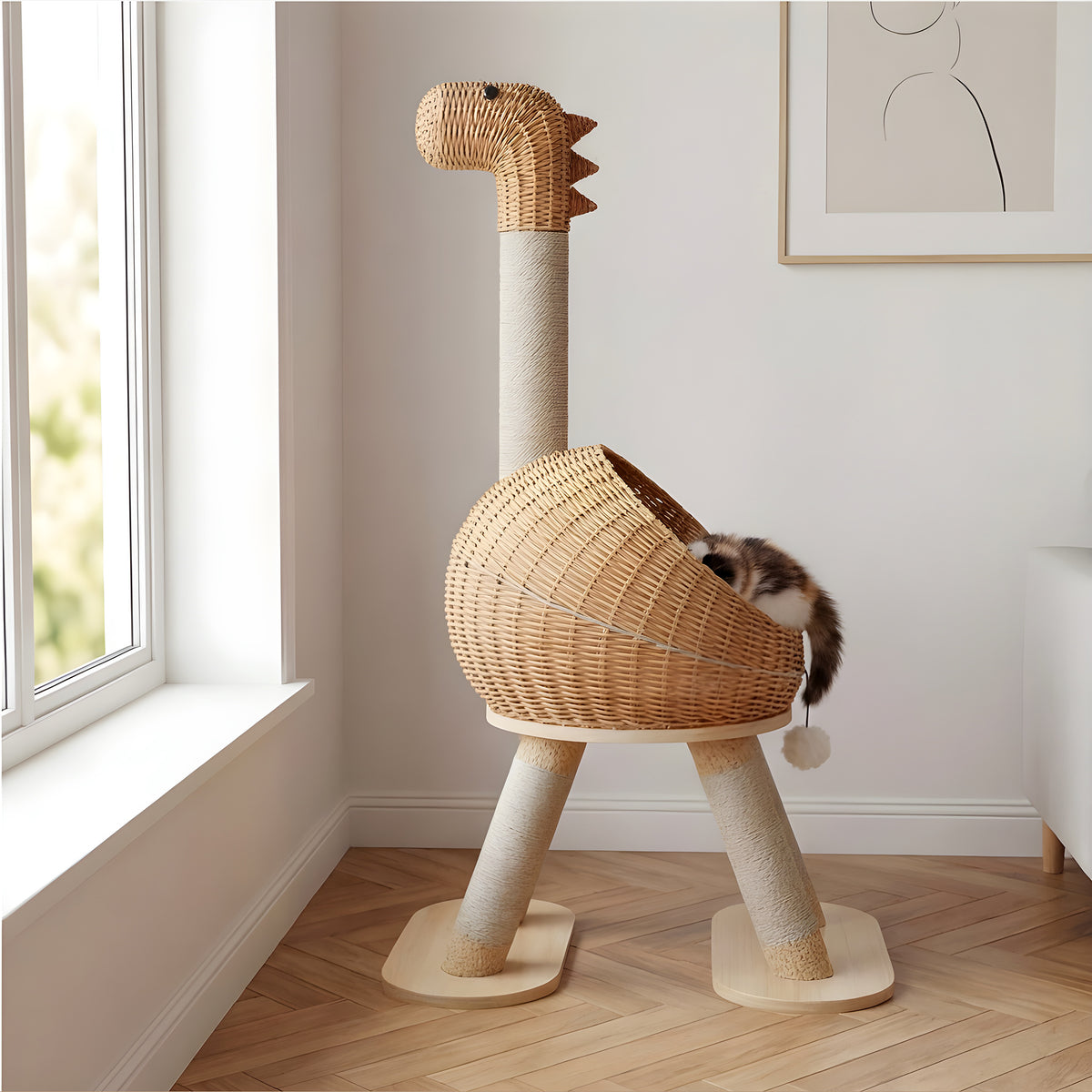 Arbre à chat dinosaure 116 cm