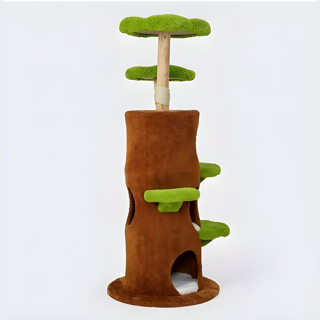 Arbre à chat en bois 148 cm