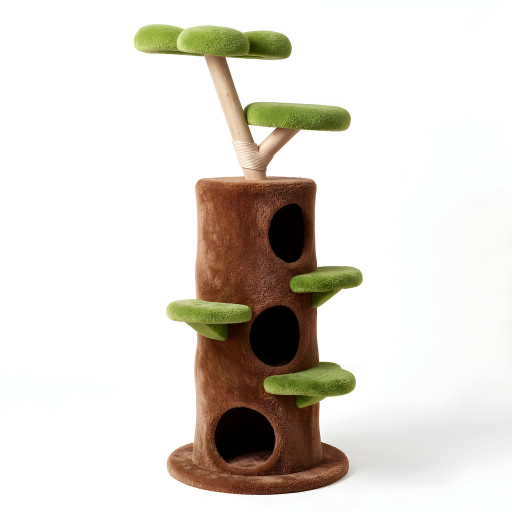 Arbre à chat en bois 148 cm