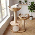 Arbre à chat en bois 3 niveaux