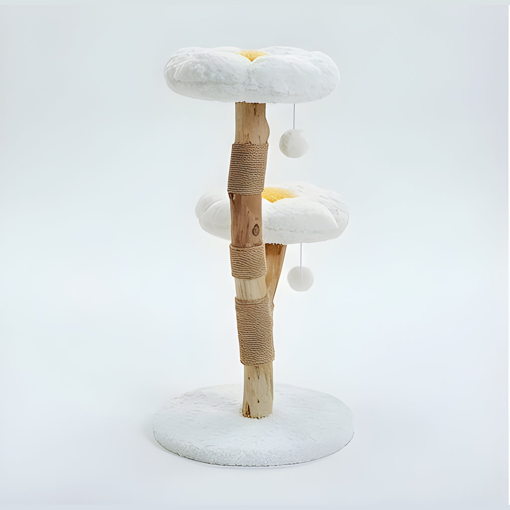 Arbre à chat fleuri 92 cm