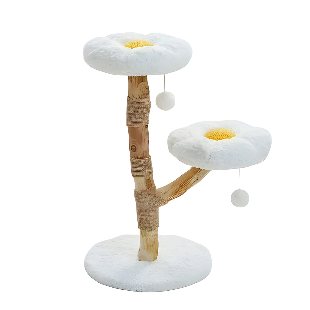 Arbre à chat fleuri 92 cm