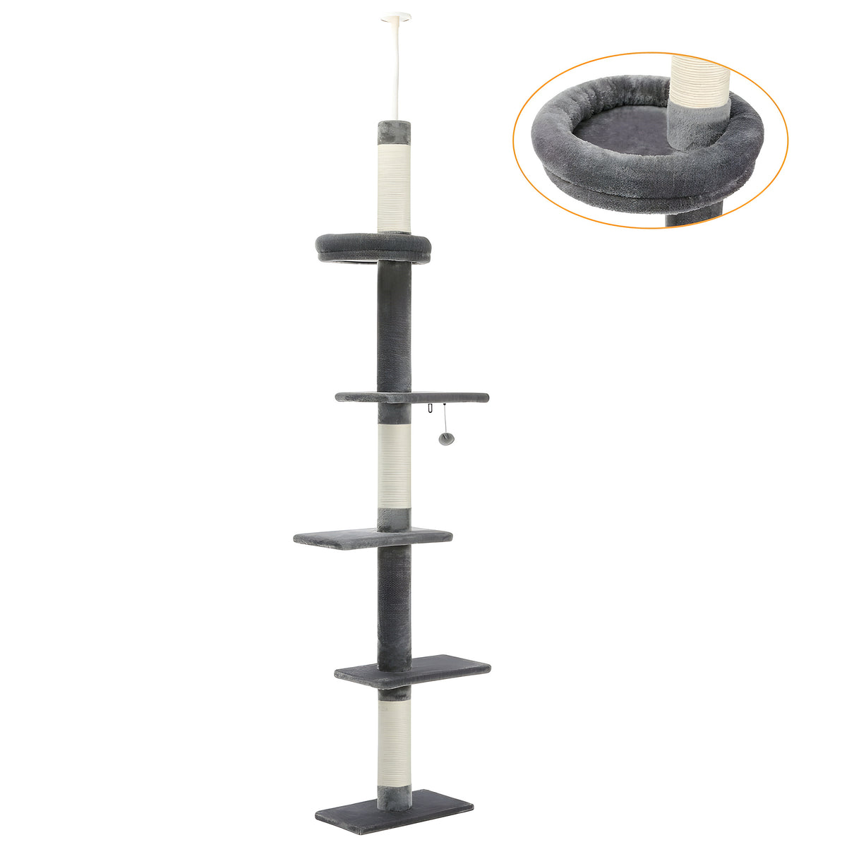 Arbre à chat sol-plafond 228-274 cm