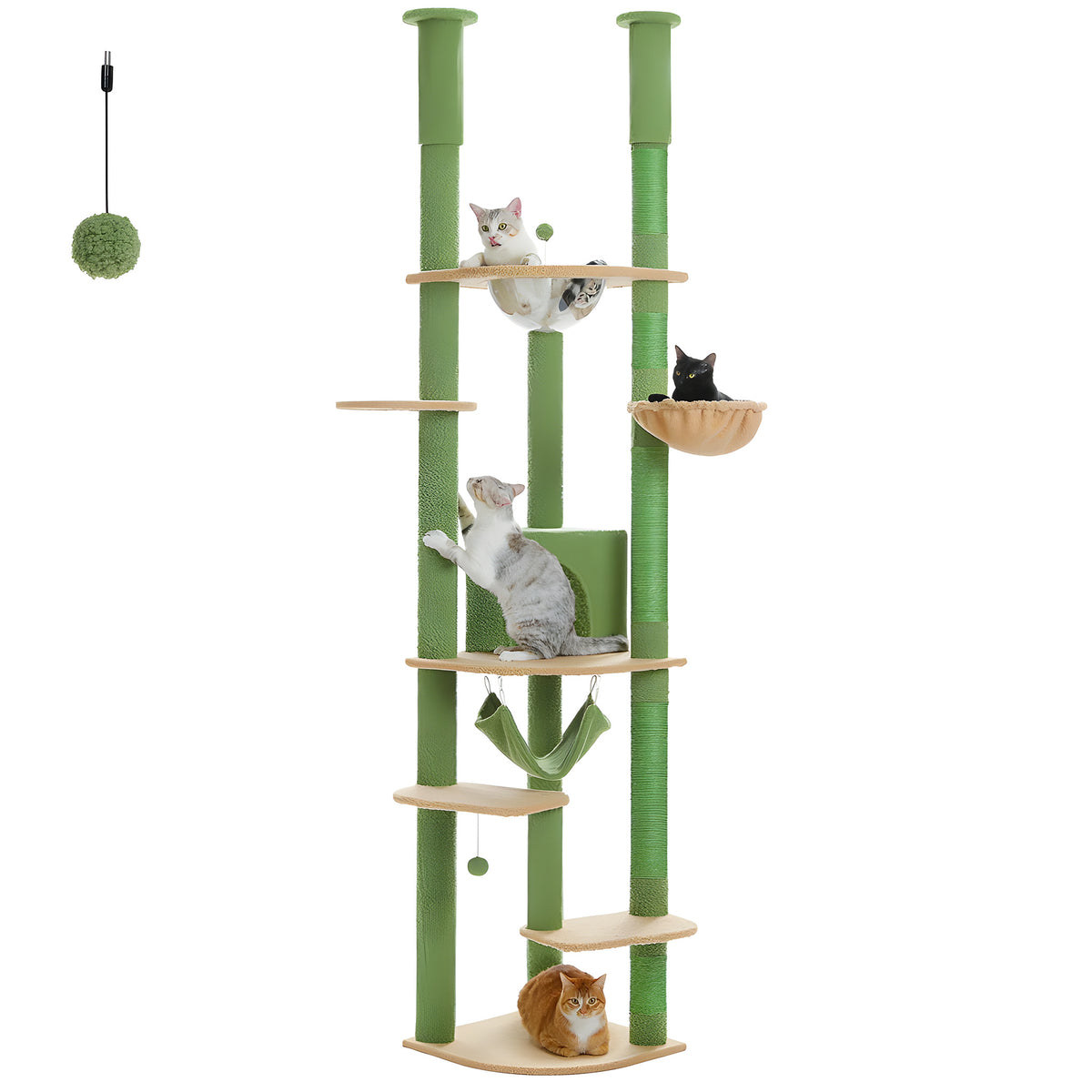 Arbre à chat sol-plafond 236-258 cm