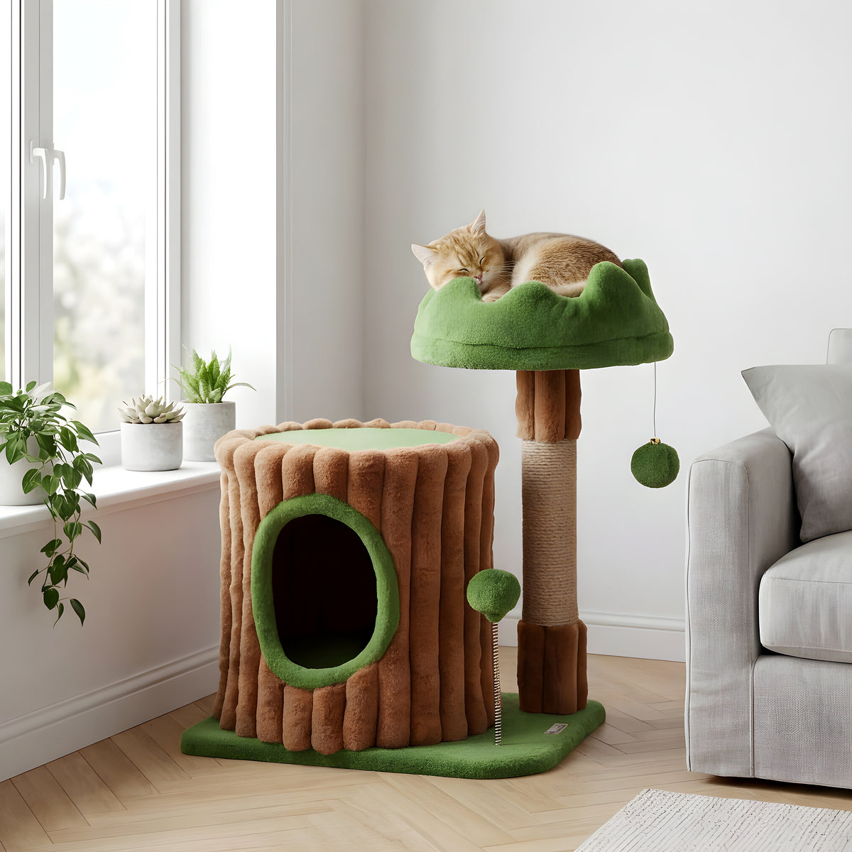 Arbre à chat tronc 53 cm