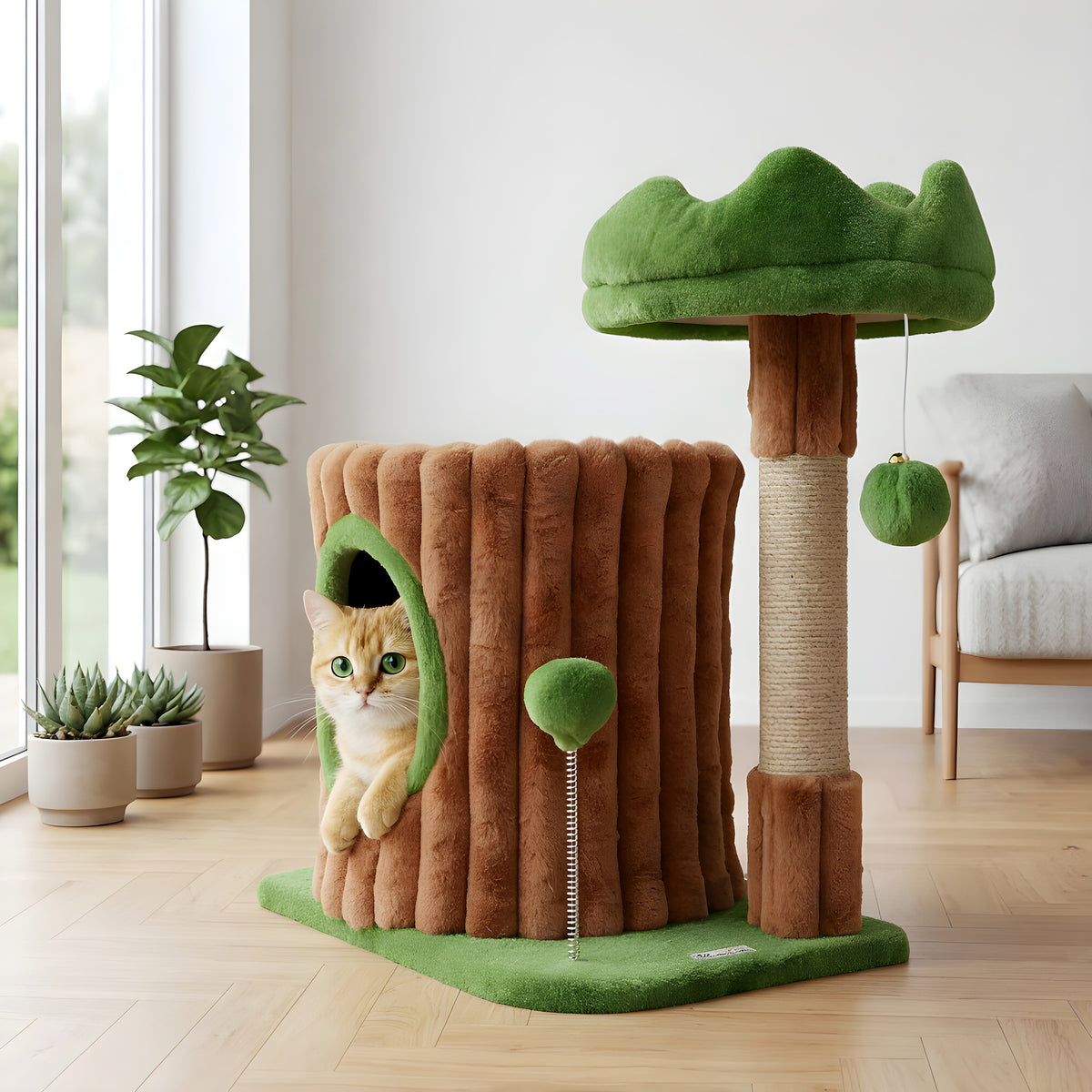 Arbre à chat tronc 53 cm
