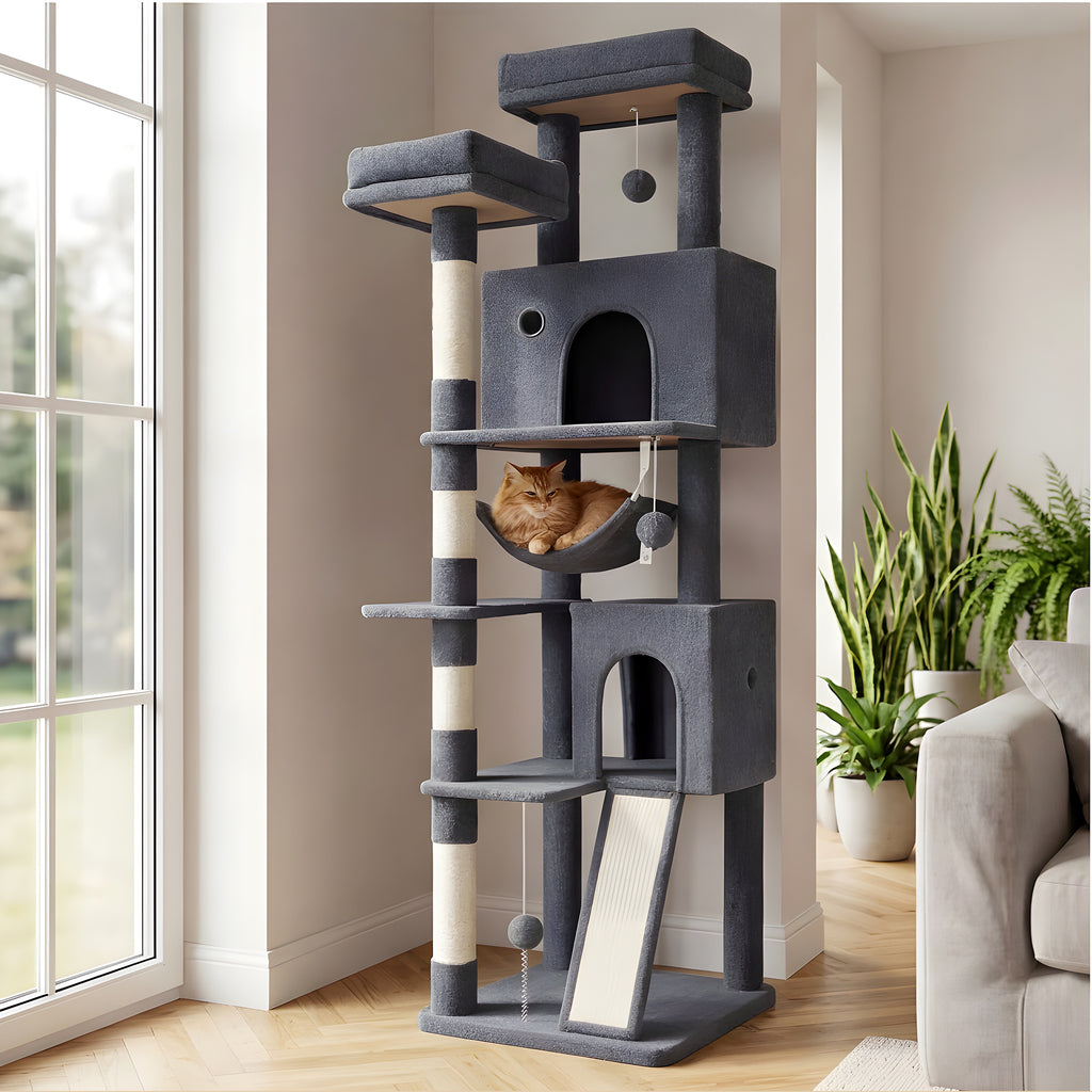 Arbre à chat vertical 178 cm