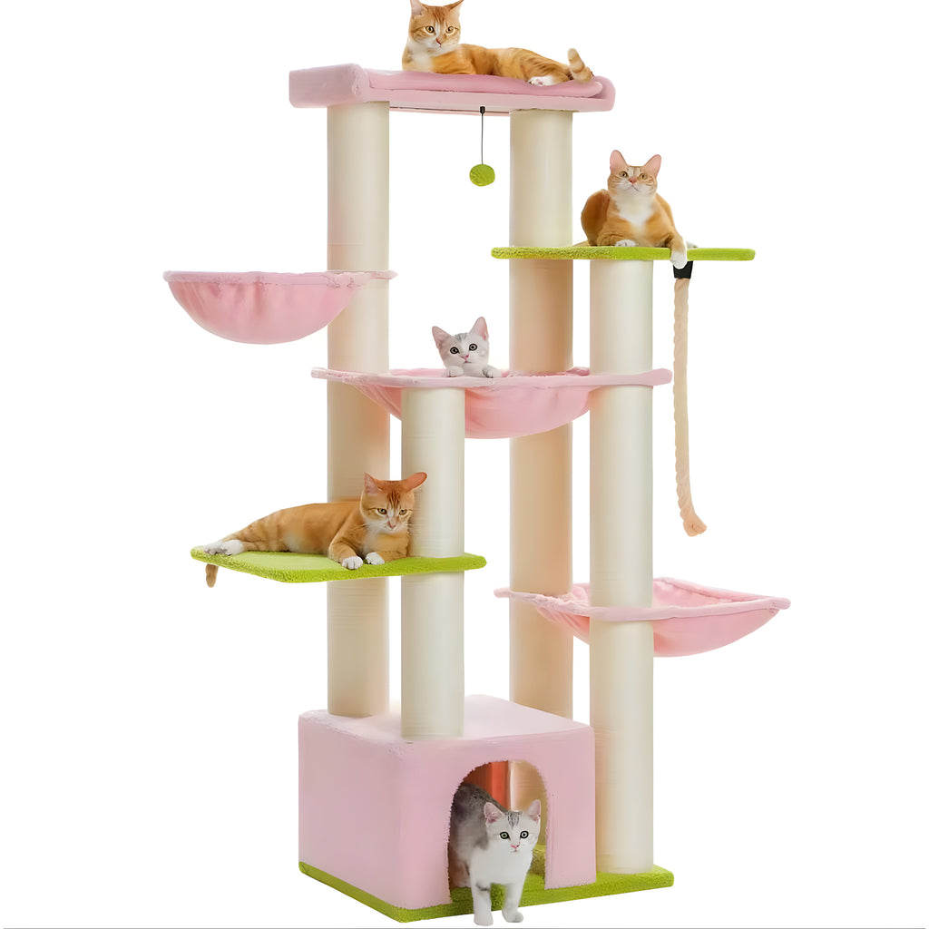 Arbre à chat XXL 11 griffoirs