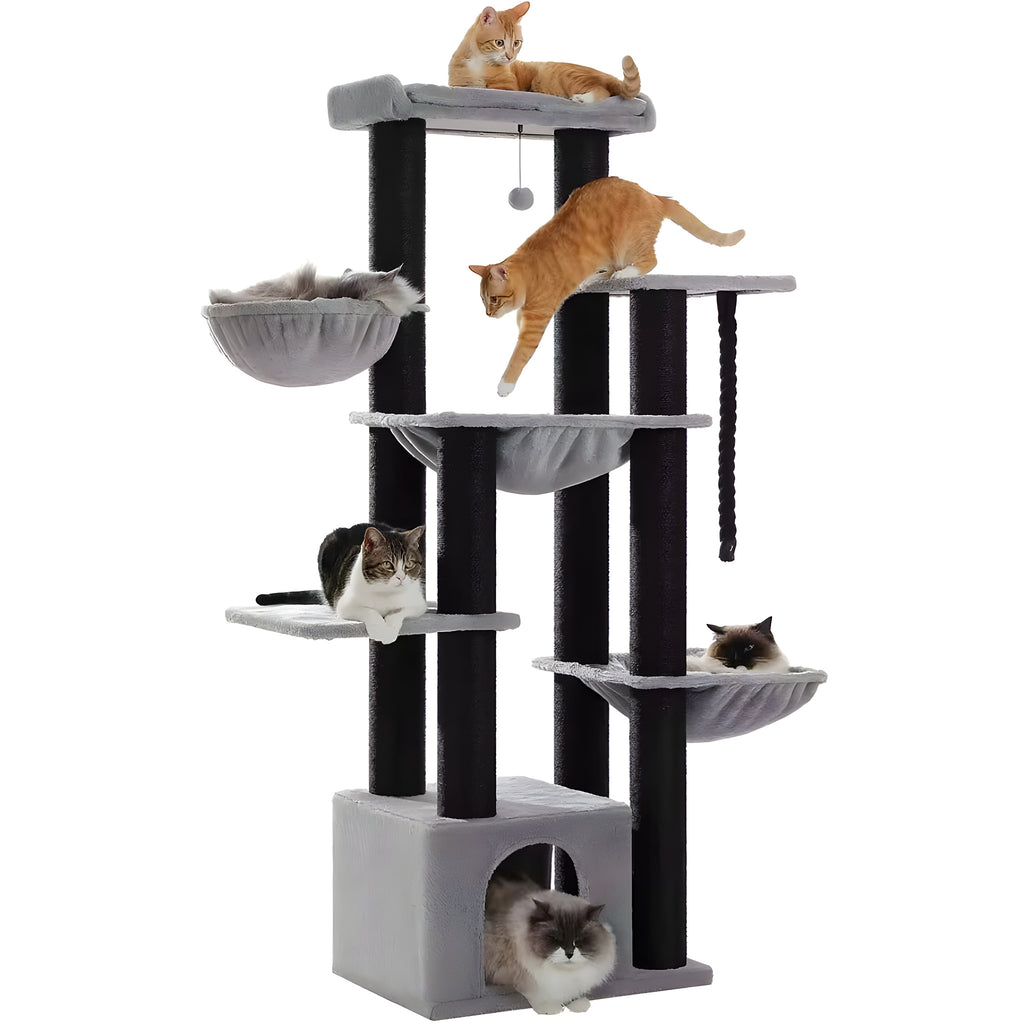 Arbre à chat XXL 11 griffoirs