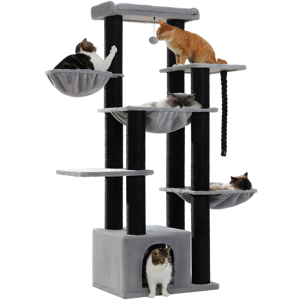 Arbre à chat XXL 11 griffoirs