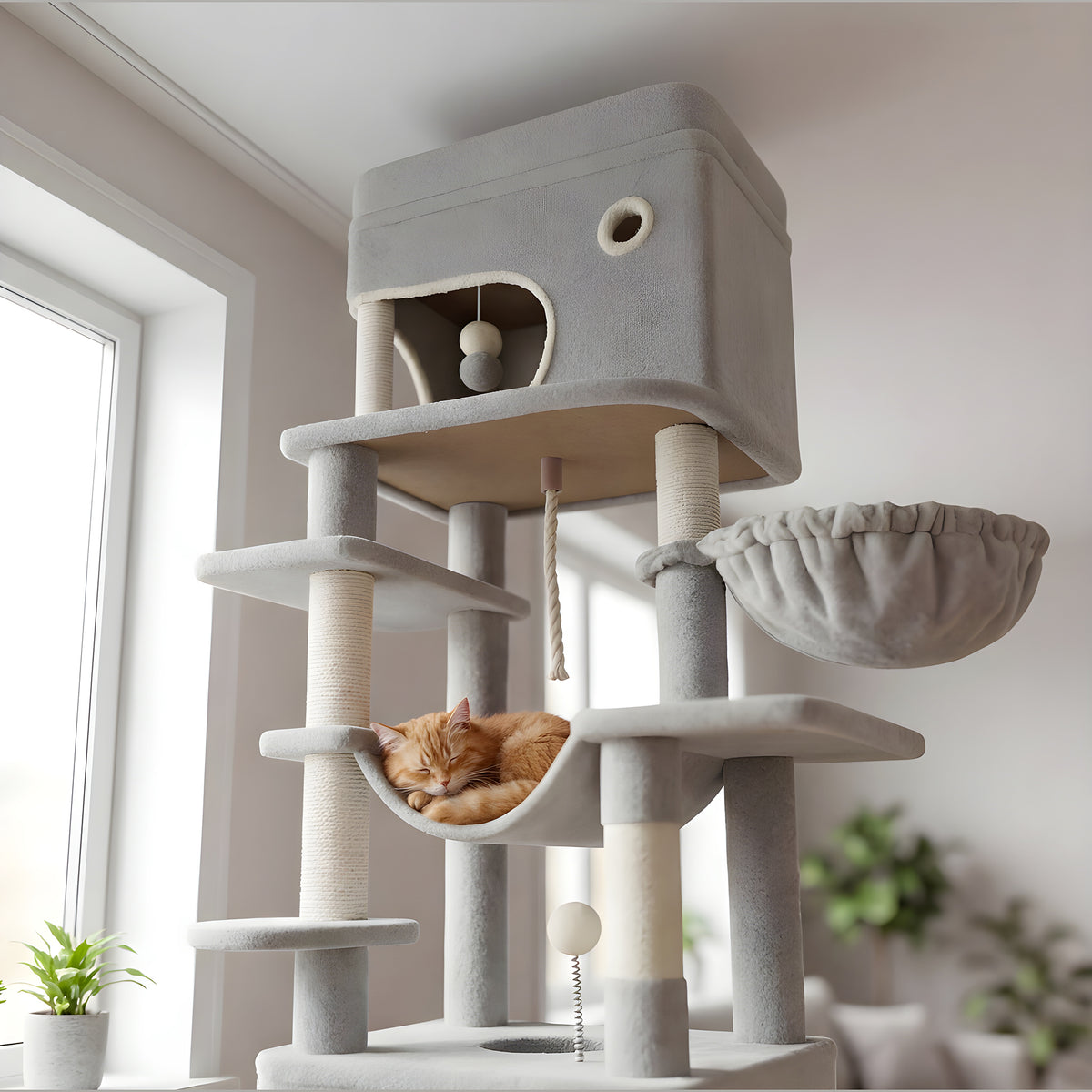 Arbre à chat XXL 178 cm