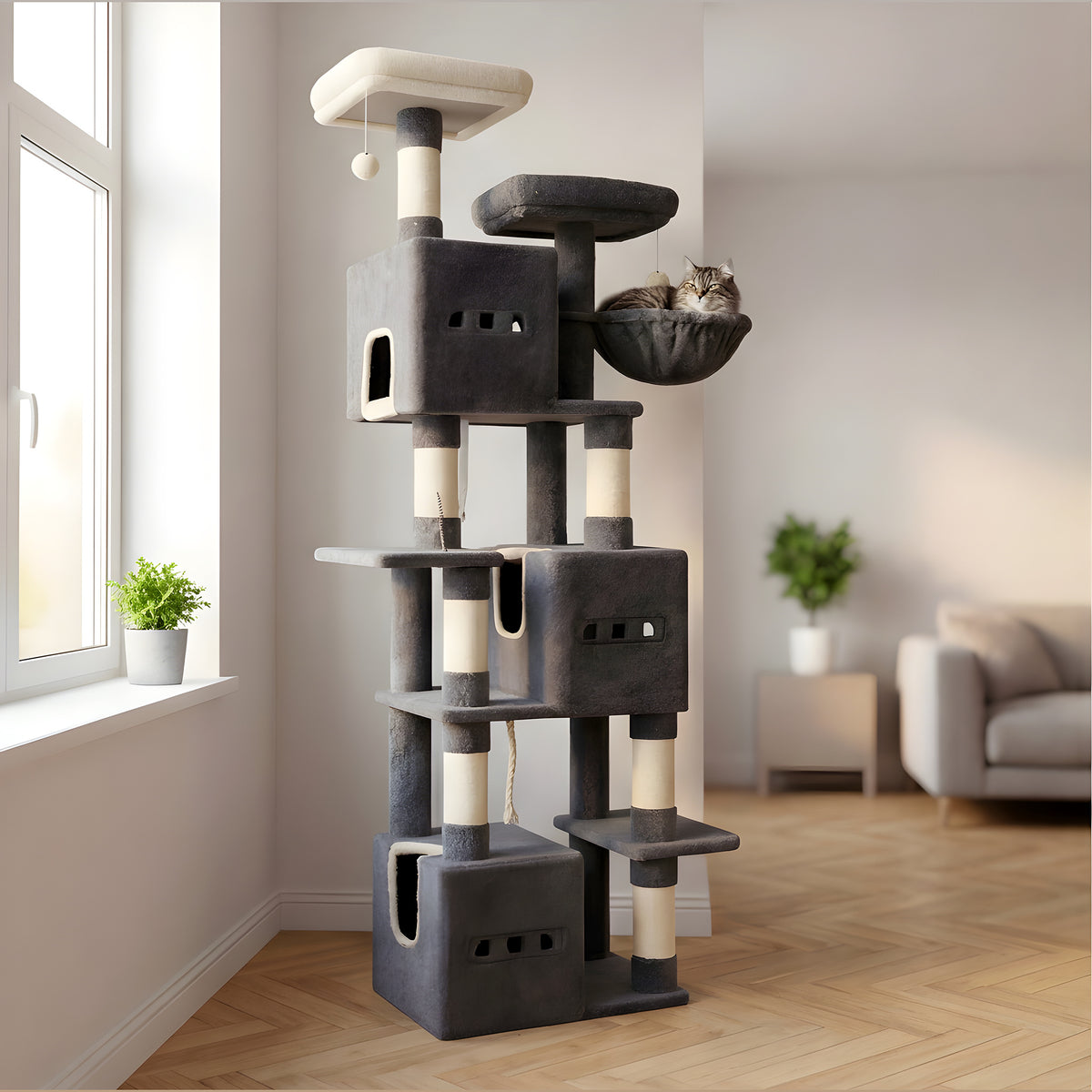 Arbre à chat XXL 193 cm