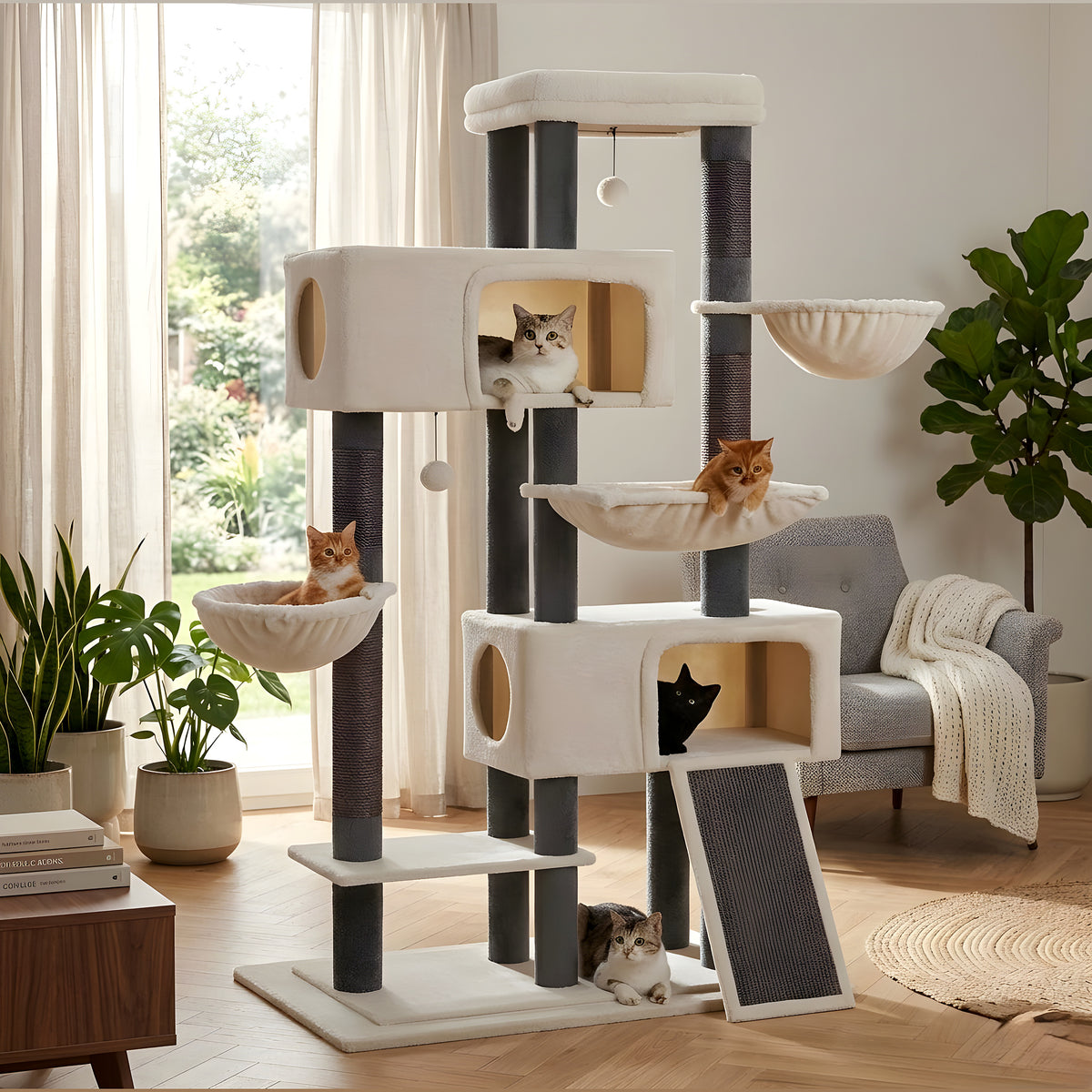 Arbre à chat XXL 209 cm