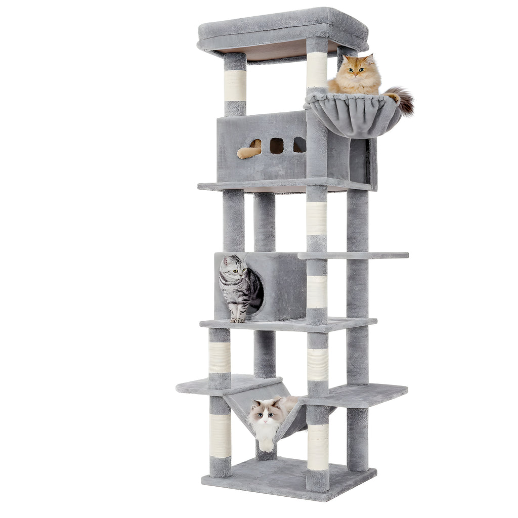 Arbre à chat XXL 210 cm 6 niveaux