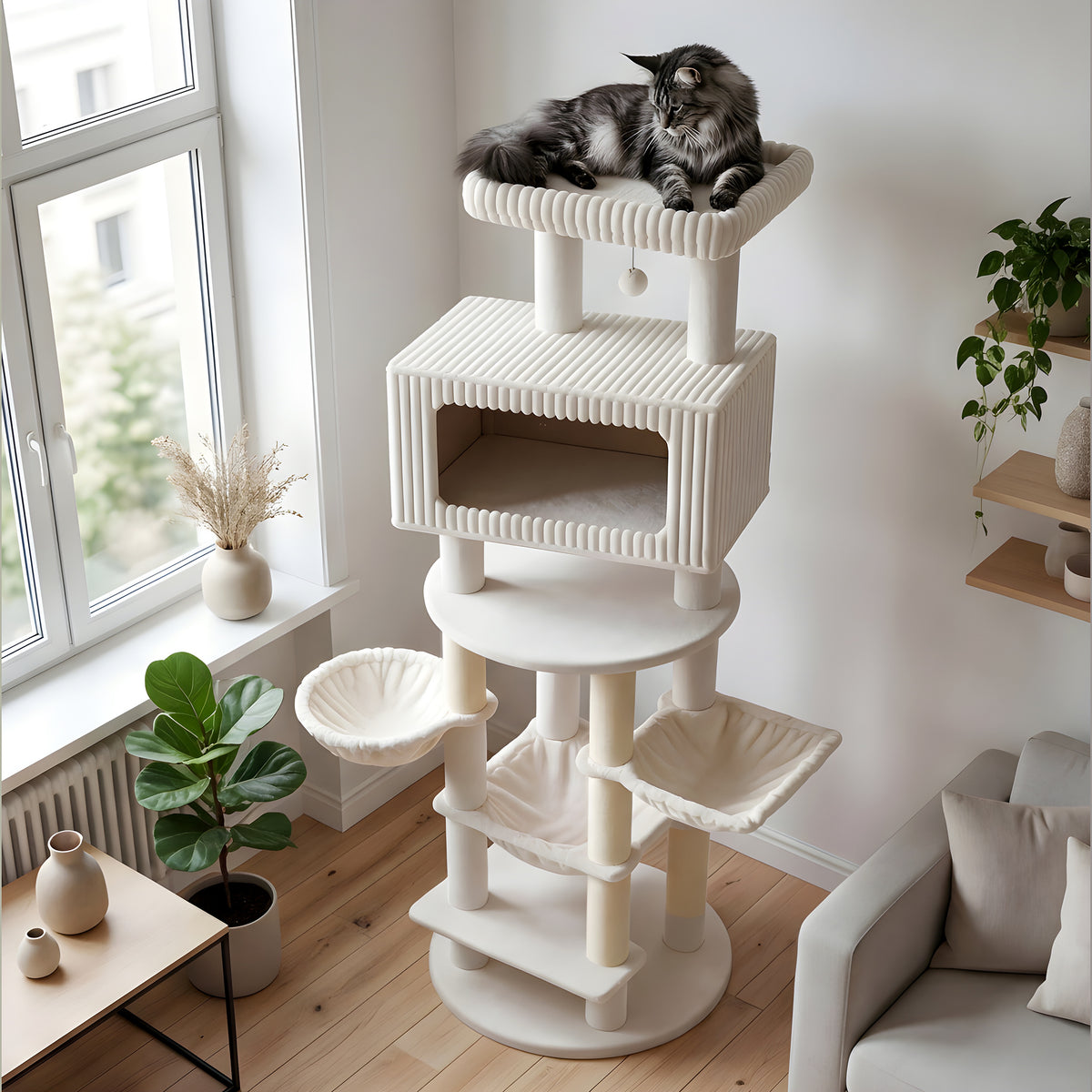 Arbre à chat XXL 213 cm