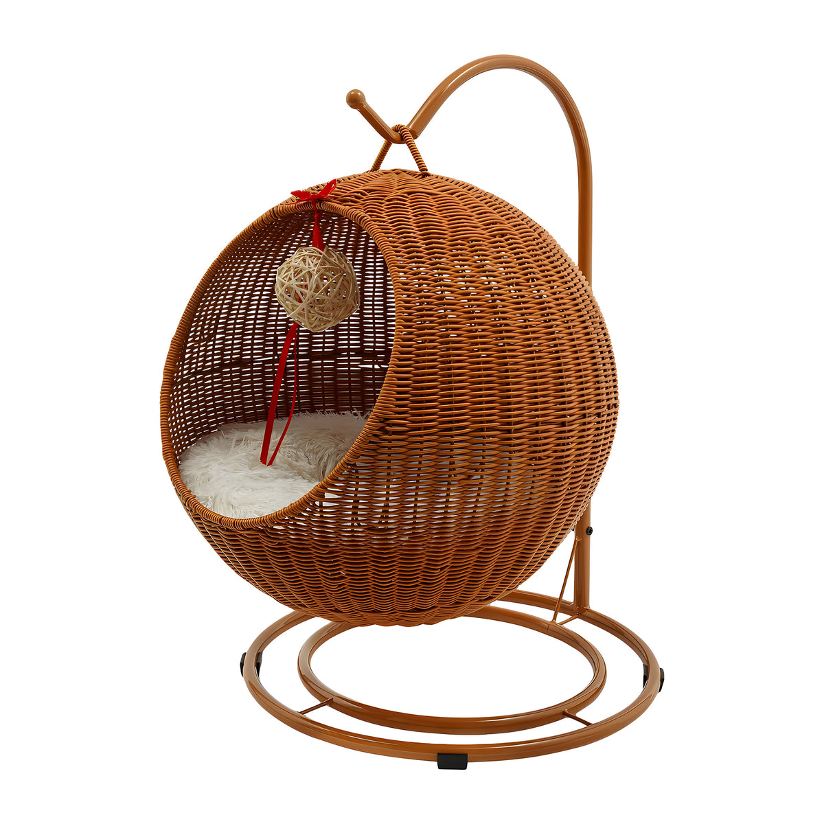 Balançoire en rotin pour chat