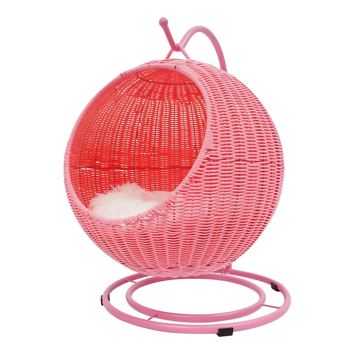Balançoire en rotin pour chat