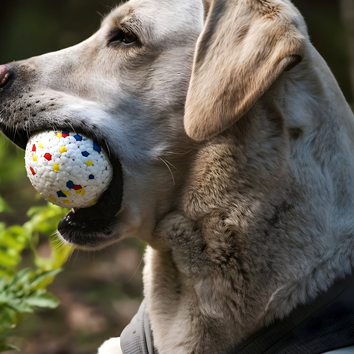 Balle indestructible en ETPU pour chien moyen et grand