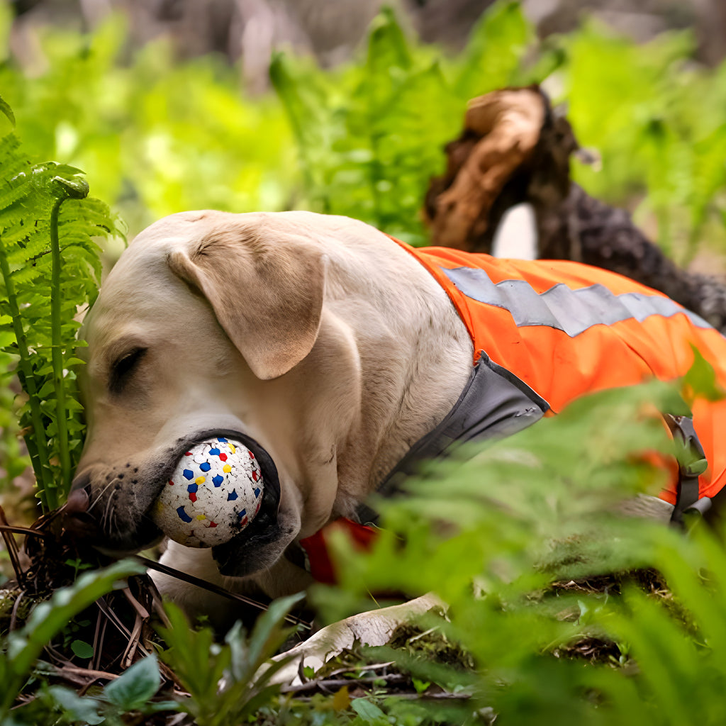 Balle indestructible en ETPU pour chien moyen et grand