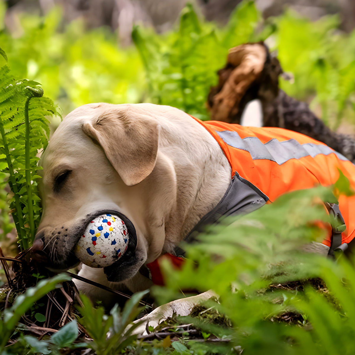 Balle indestructible en ETPU pour chien moyen et grand