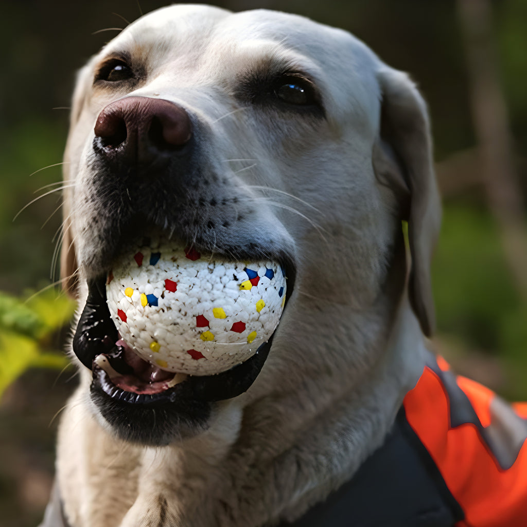Balle indestructible en ETPU pour chien moyen et grand