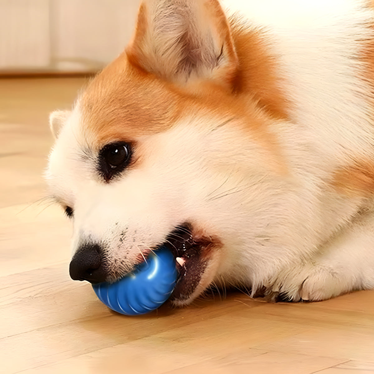 Balle interactive rechargeable lumineuse pour chien