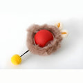 Balle peluche rat pour chat
