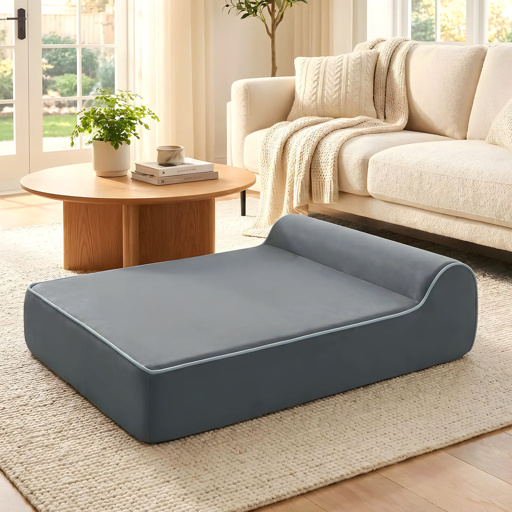 Banquette orthopédique à mémoire de graphène pour chien